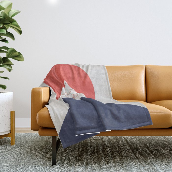 Cat Landscape 30 Throw Blanket Gallery Image 1