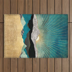 Peacock Vista Outdoor Rug Gallery Image 1