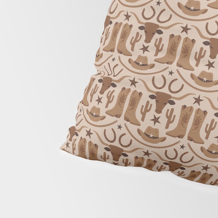 Old Wild West Pillow Sham Gallery Image 4