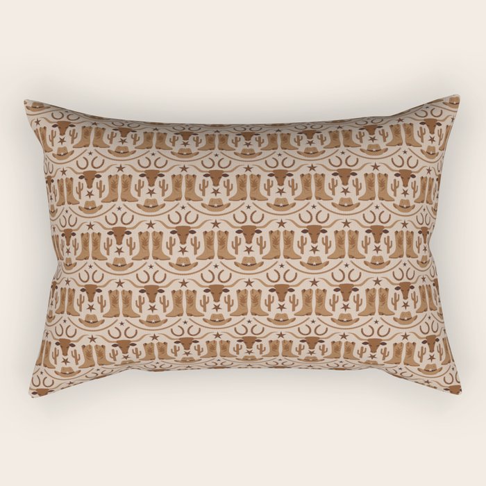 Old Wild West Rectangular Pillow Gallery Image 1