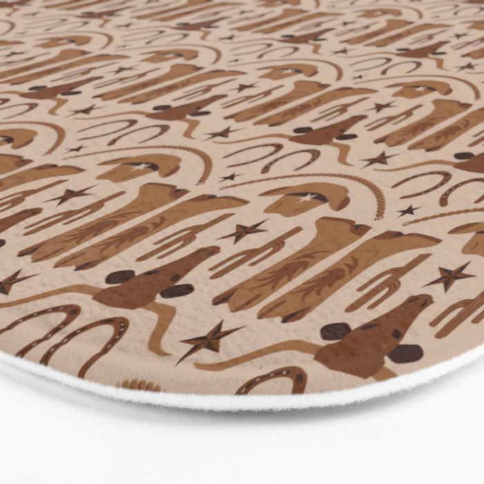 Old Wild West Bath Mat Gallery Image 3