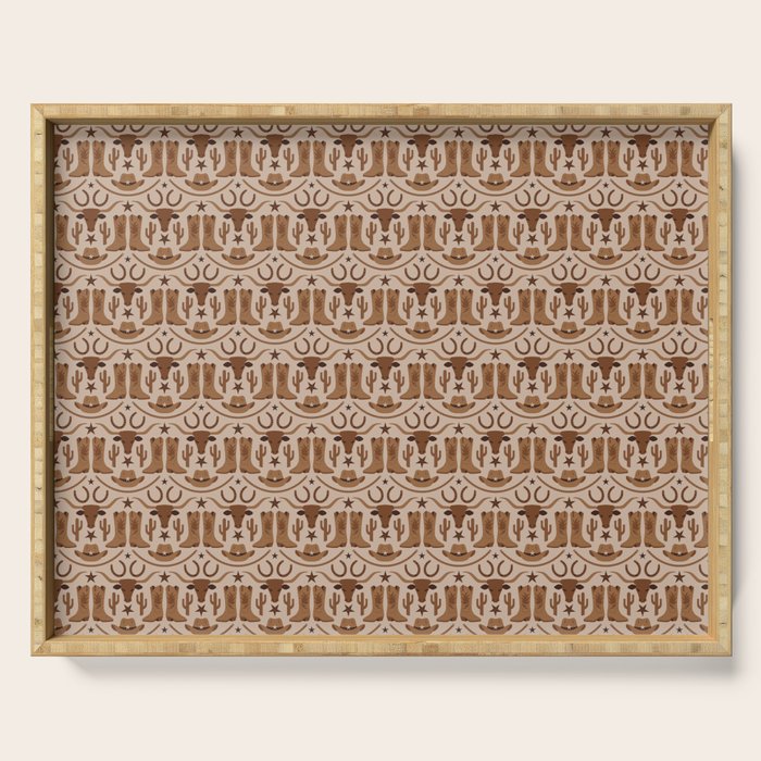 Old Wild West Serving Tray Gallery Image 1