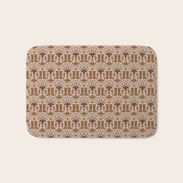 Old Wild West Bath Mat Gallery Image 1