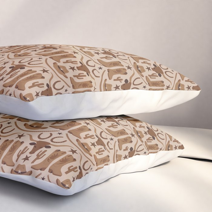 Old Wild West Pillow Sham Gallery Image 3