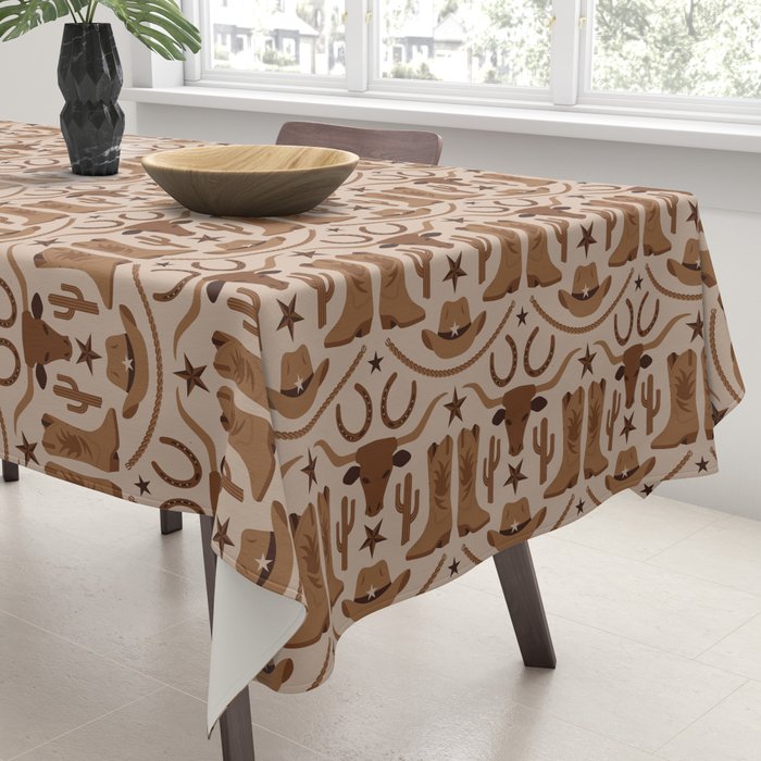 Old Wild West Tablecloth Gallery Image 3