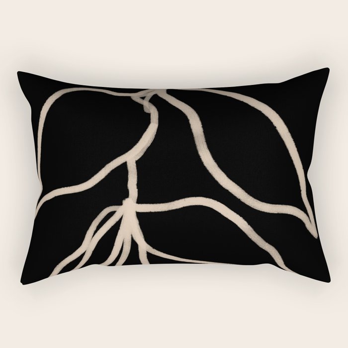 Elegant Sprigs II - Curated Collection Rectangular Pillow Gallery Image 1