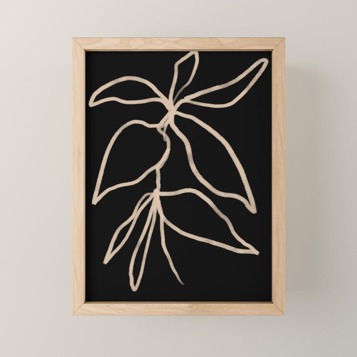 Elegant Sprigs II - Curated Collection Mini Art Print Gallery Image 1