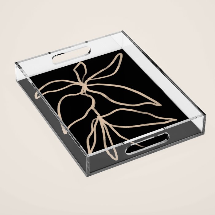 Elegant Sprigs II - Curated Collection Acrylic Tray Gallery Image 1