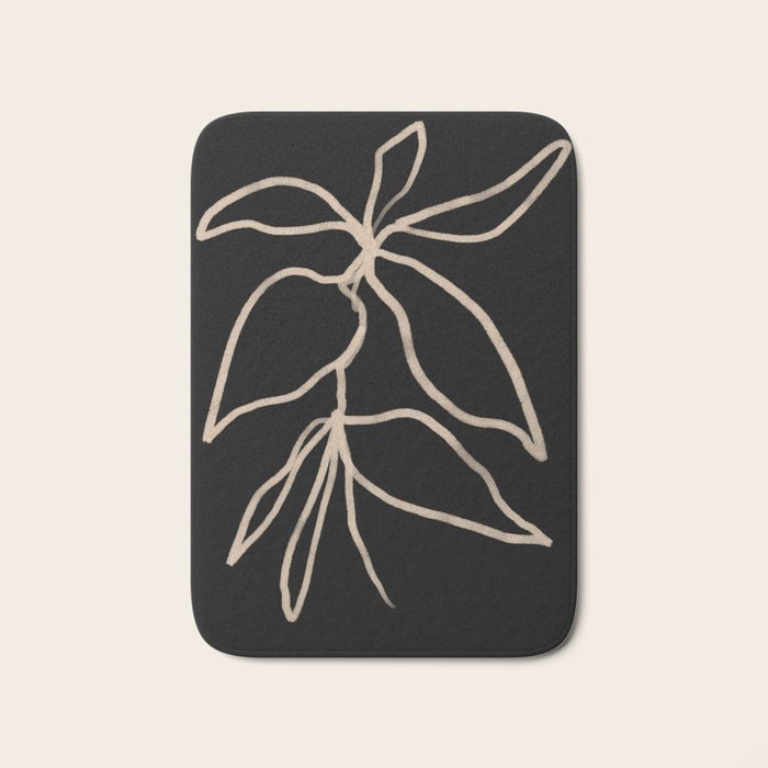 Elegant Sprigs II - Curated Collection Bath Mat Gallery Image 1