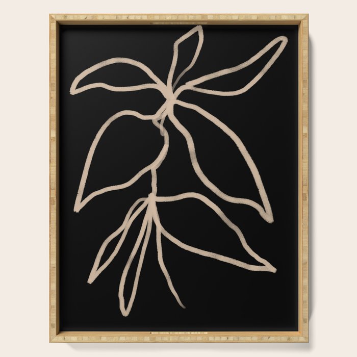 Elegant Sprigs II - Curated Collection Serving Tray Gallery Image 1