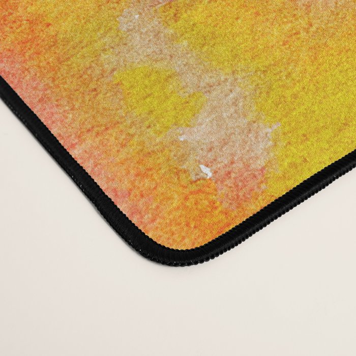 Be A Rainbow In Someone's Cloud | Modern Bohemian Watercolor Painting Optimism Positivity Good Vibes Desk Mat Gallery Image 4