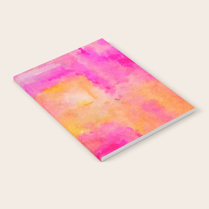 Be A Rainbow In Someone's Cloud | Modern Bohemian Watercolor Painting Optimism Positivity Good Vibes Notebook Gallery Image 1