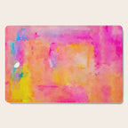 Be A Rainbow In Someone's Cloud | Modern Bohemian Watercolor Painting Optimism Positivity Good Vibes Cutting Board Gallery Image 1