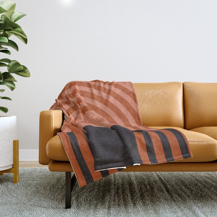 arc moon sun modern art  abstract Throw Blanket Gallery Image 1