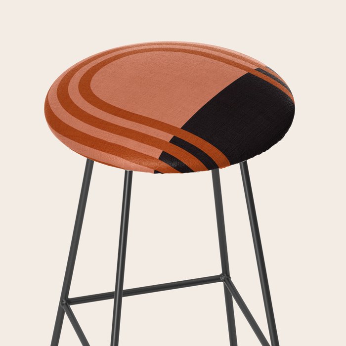 arc moon sun modern art  abstract Stool Gallery Image 2