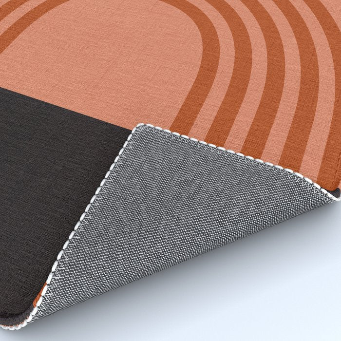 arc moon sun modern art  abstract Rug Gallery Image 4
