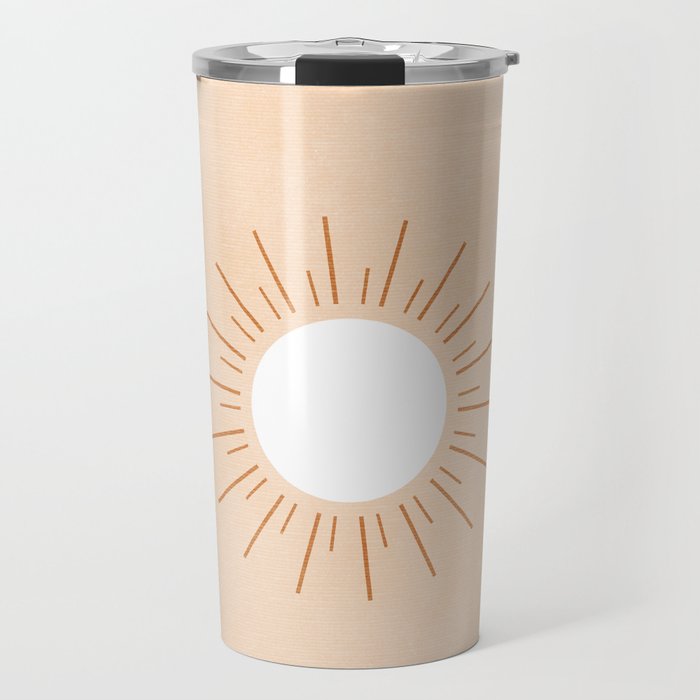 shapes geometry sun minimal abstract Travel Mug Gallery Image 1