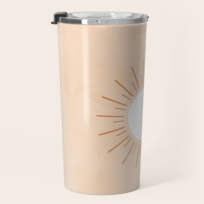 shapes geometry sun minimal abstract Travel Mug Gallery Image 3