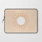 shapes geometry sun minimal abstract Laptop Sleeve Gallery Image 1