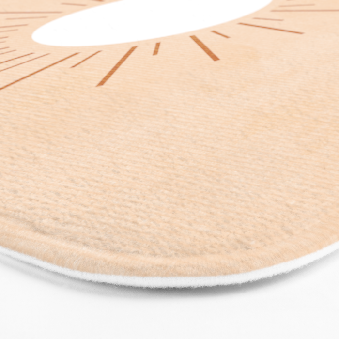 shapes geometry sun minimal abstract Bath Mat Gallery Image 3