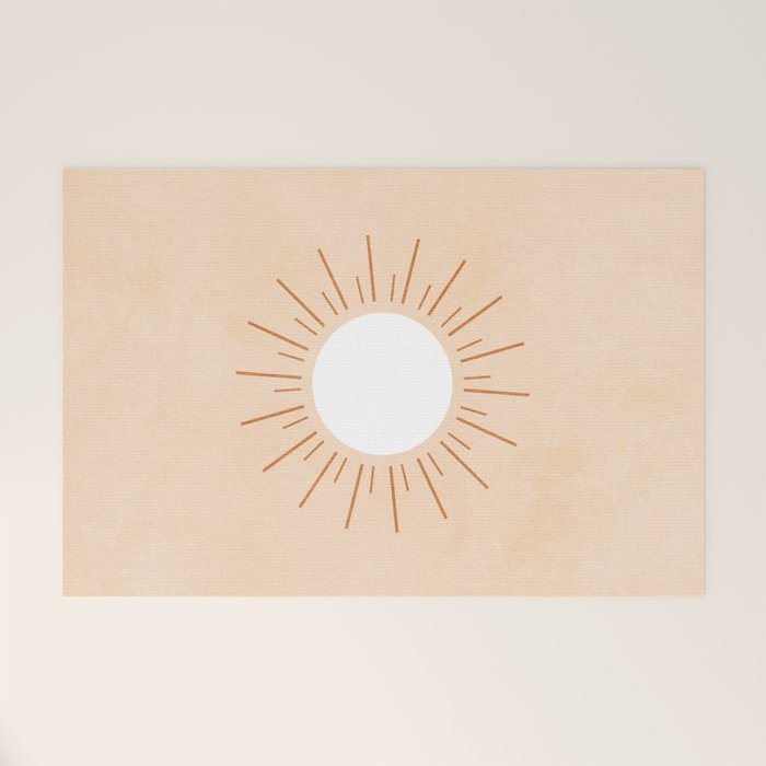 shapes geometry sun minimal abstract Welcome Mat Gallery Image 1