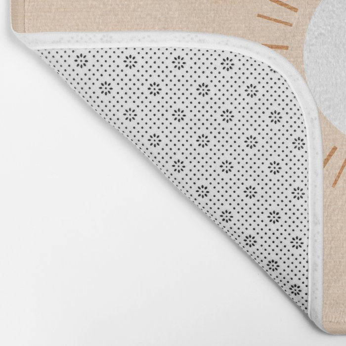 shapes geometry sun minimal abstract Bath Mat Gallery Image 2