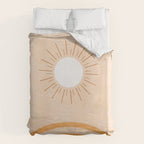 shapes geometry sun minimal abstract Duvet Cover Gallery Image 6