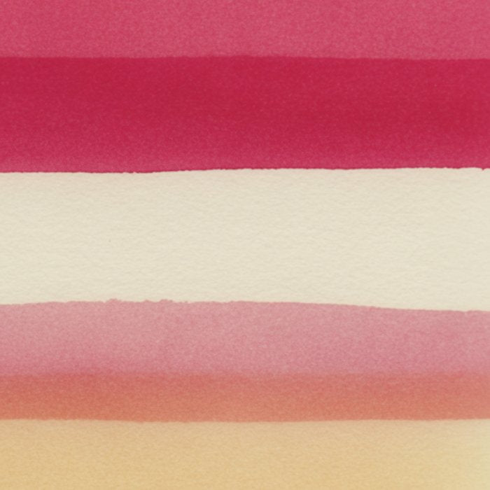 Watercolor Stripe Pattern in Warm Red Pink and Cream Coffee Mug Gallery Image 2