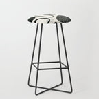 Monochrome Abstract Shapes #1  Stool Gallery Image 1