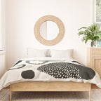 Monochrome Abstract Shapes #1  Duvet Cover Gallery Image 3