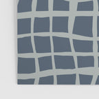 Modern Mesh Pattern in Neutral Blue Gray Poster Gallery Image 3