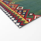 Qashqaâi Fars Southwest Persian Kilim Print Welcome Mat Gallery Image 2