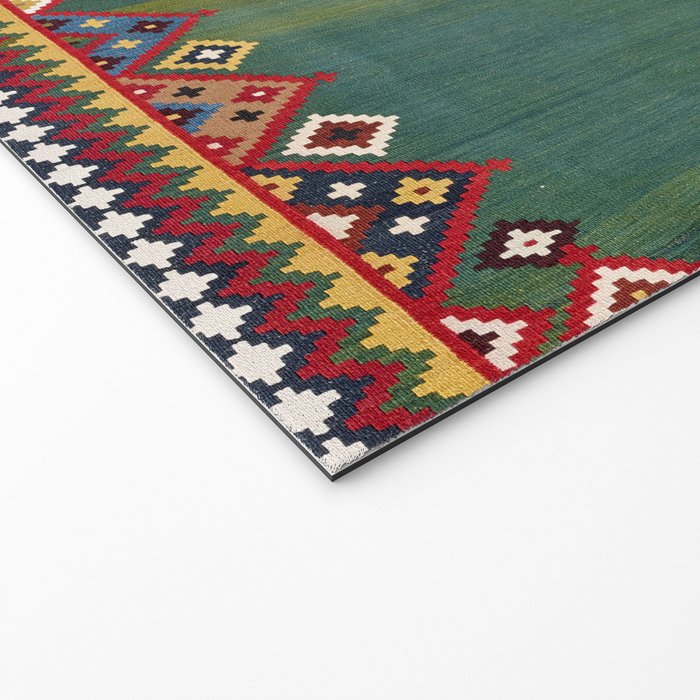 Qashqaâi Fars Southwest Persian Kilim Print Welcome Mat Gallery Image 2