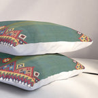 Qashqaâi Fars Southwest Persian Kilim Print Pillow Sham Gallery Image 3
