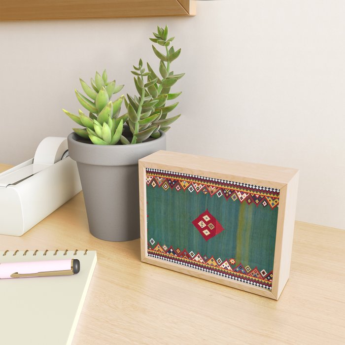 Qashqaâi Fars Southwest Persian Kilim Print Mini Art Print Gallery Image 2