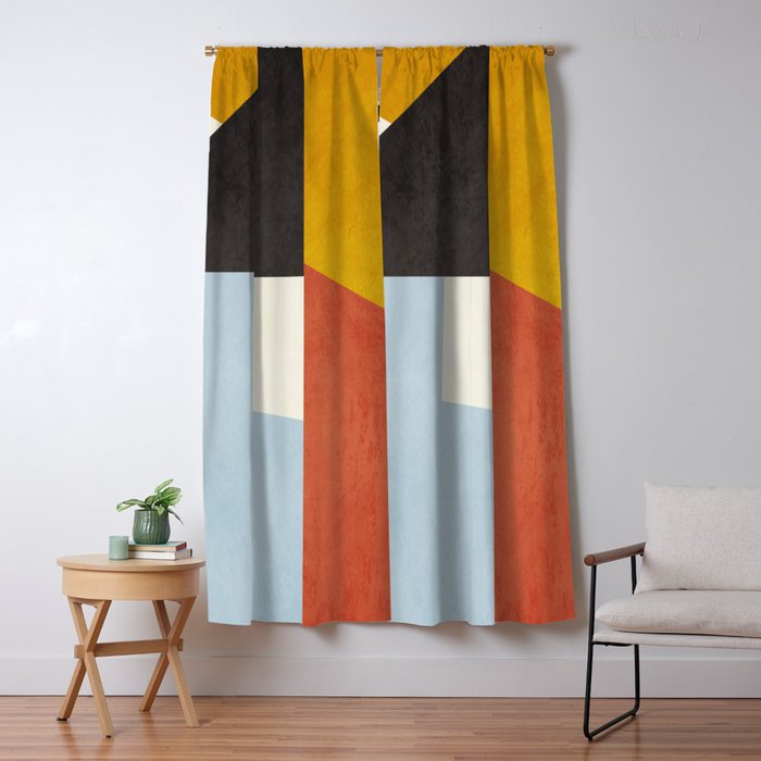 geometric abstract 36 Window Curtain Gallery Image 5