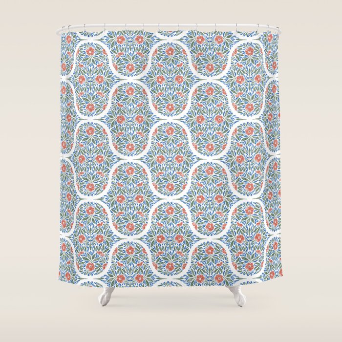 Nature Bouquet Charm Shower Curtain Gallery Image 1