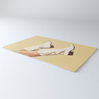 These Boots - Glitter Yellow & Tan Rug Gallery Image 3