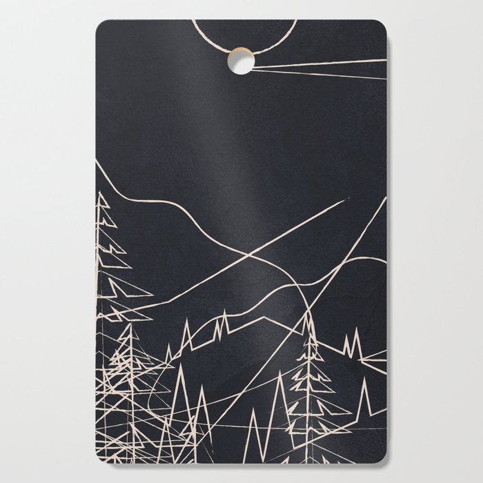 Minimalist Landscape 2 Cutting Board Gallery Image 1