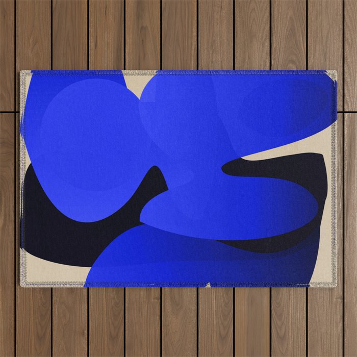 Abstract Composition 17 Outdoor Rug Gallery Image 1