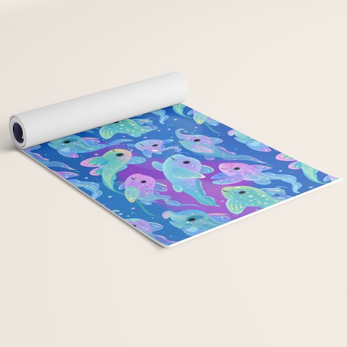 Chimaera (Ghost sharks) Yoga Mat Gallery Image 2
