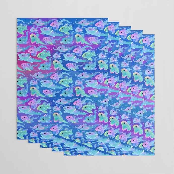 Chimaera (Ghost sharks) Wrapping Paper Gallery Image 3
