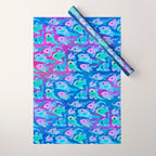 Chimaera (Ghost sharks) Wrapping Paper Gallery Image 1