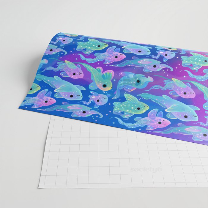 Chimaera (Ghost sharks) Wrapping Paper Gallery Image 2