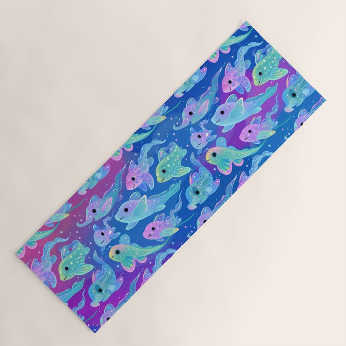 Chimaera (Ghost sharks) Yoga Mat Gallery Image 1