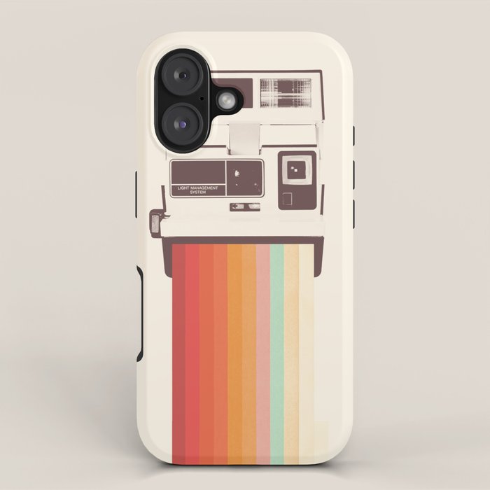 Instant Camera Rainbow iPhone Case Gallery Image 1
