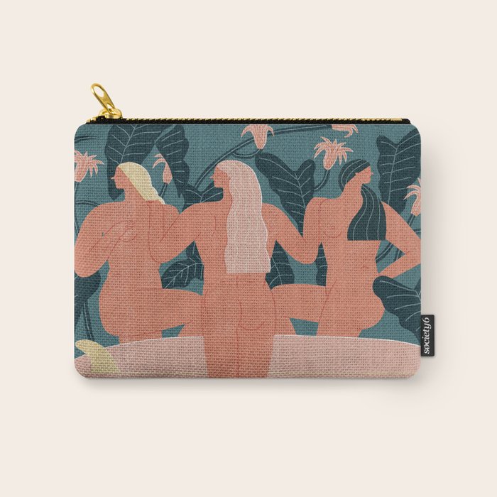 Sisters in log Carry All Pouch Gallery Image 1