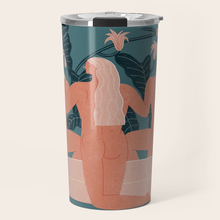 Sisters in log Travel Mug Gallery Image 1