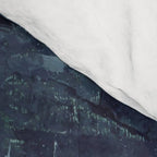 Deep Blue Abstract Circle Comforter Gallery Image 4
