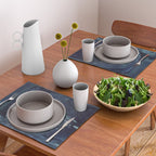 Deep Blue Abstract Circle Placemat Gallery Image 2